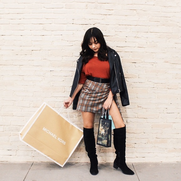 Plaid skirt - Picture 3 of 4